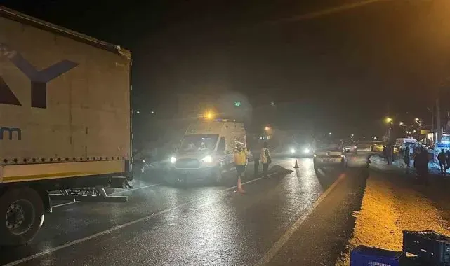 Seydikemer'de tır yayaya çarptı: 1 ölü