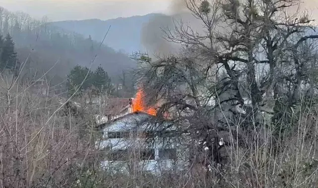 Bartın'da yangın paniği