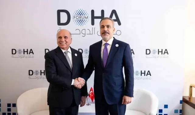 Bakan Fidan, Irak Dışişleri Bakanı Fuad Hüseyin ile görüştü