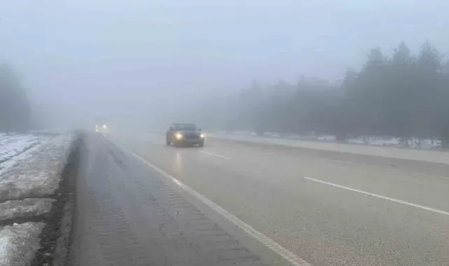 Kastamonu'da sis etkili oluyor