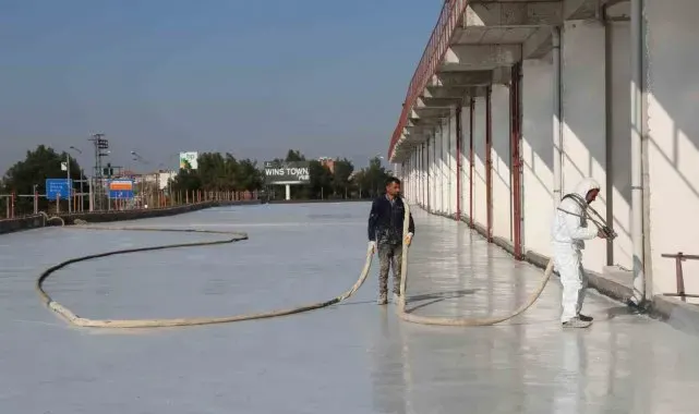 Diyarbakır'da deprem sonrası yapılarda su yalıtımı polyuera tercih edilmeye başlandı