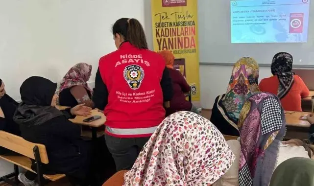 Kadınlara "KADES" uygulaması tanıtıldı