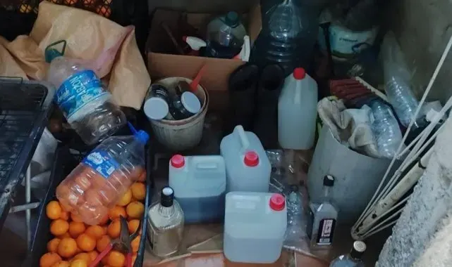 Trabzon'da sahte alkol operasyonu