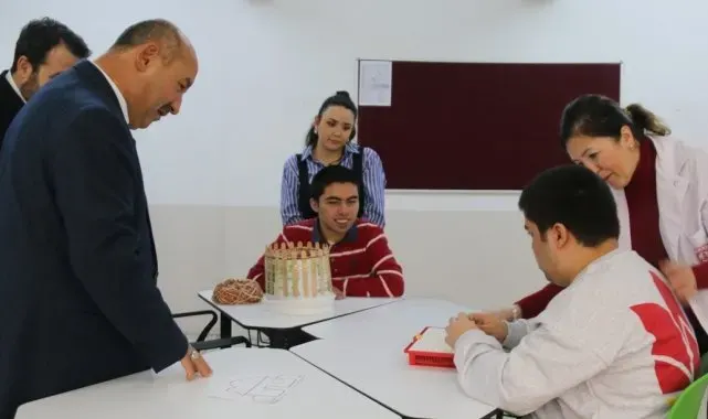 İl Milli Eğitim Müdürü Başyiğit'ten 'Sevgi Denizi Özel Eğitim Uygulama Okulu'na anlamlı ziyaret
