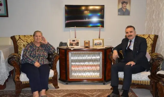 Kaymakam Odabaş, şehit ve gazi ailelerini ziyaret etmeye devam ediyor