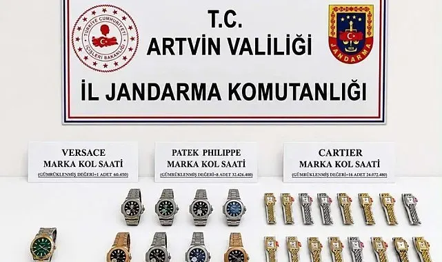 Artvin'de kaçakçılık operasyonları: 25 şüpheli yakalandı