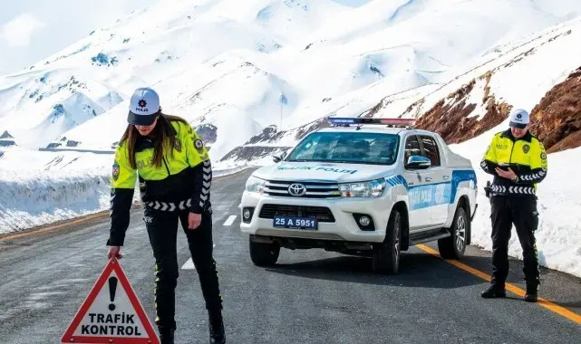 Erzurum'da 10 ayda bin 579 trafik kazası