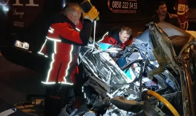 Kayseri'de feci kaza: 2 ölü, 6 yaralı