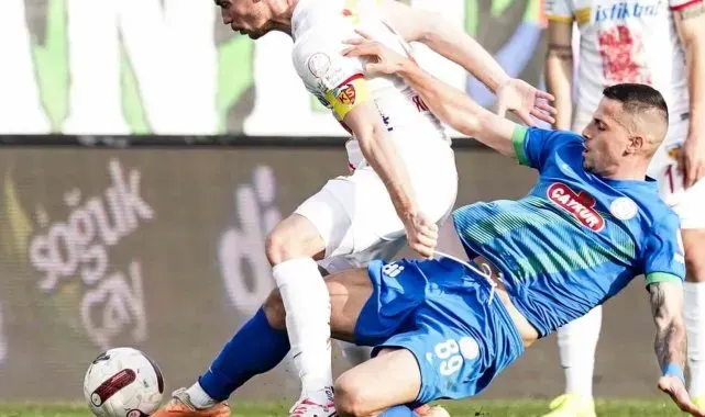 Kayserispor'un, Rize'de 15. randevusu