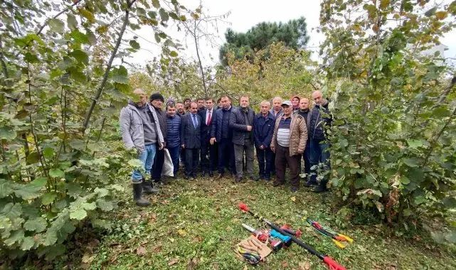 Giresun'da fındık verimini artıracak eğitim düzenlendi