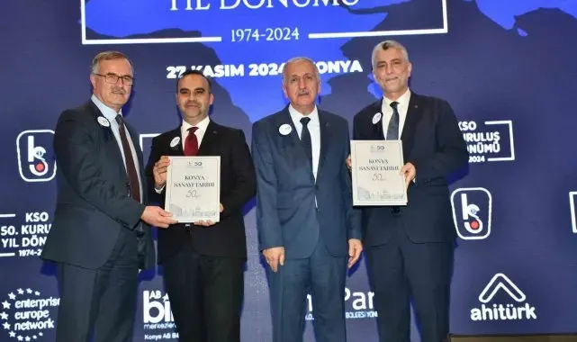 Konya Sanayi Odası, 50. yılını görkemli bir geceyle taçlandırdı