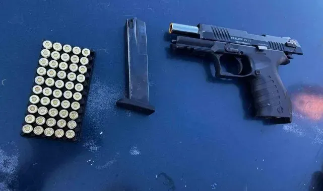 Tekirdağ'da 2 tabanca ve 50 fişek ele geçirildi