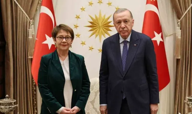 Cumhurbaşkanı Erdoğan, EBRD Başkanı Basso'yu kabul etti