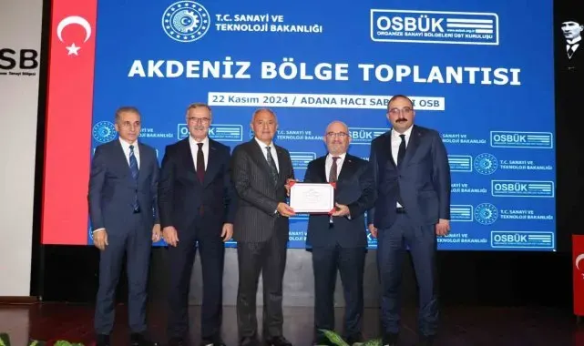 AOSB'ye "Yeşil OSB" belgesi
