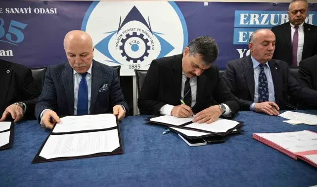 Erzurum'da nitelikli işgücü yetiştirme programı için işbirliği protokolü imzalandı