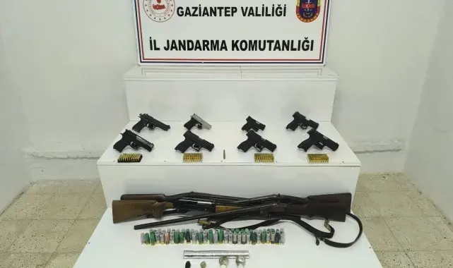 Gaziantep'te silah kaçakçılığı operasyonu
