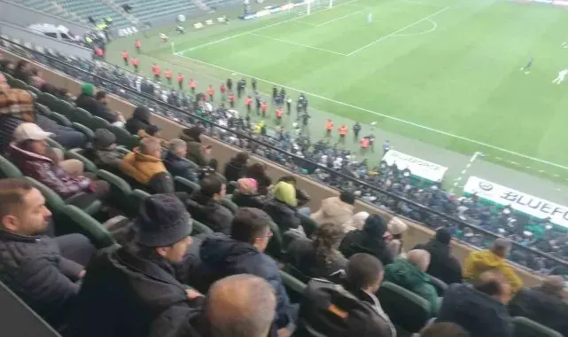 Kocaelispor - Bandırmaspor maçında gerginlik