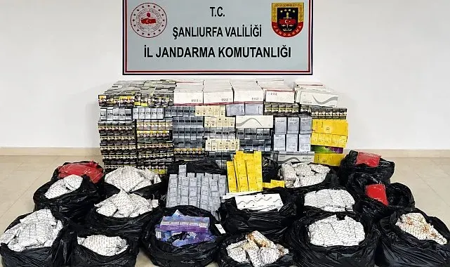 Şanlıurfa'da 2 milyon liralık kaçakçılık operasyonu