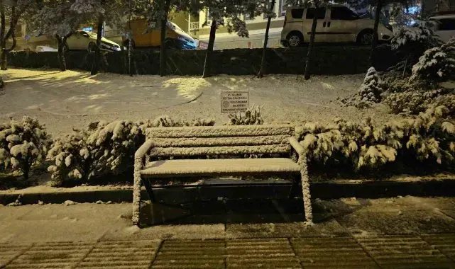 Kızılcahamam'da kar keyfi