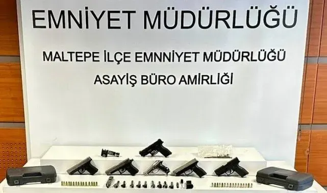 Maltepe'de yasadışı silah ticareti operasyonu: 1 gözaltı