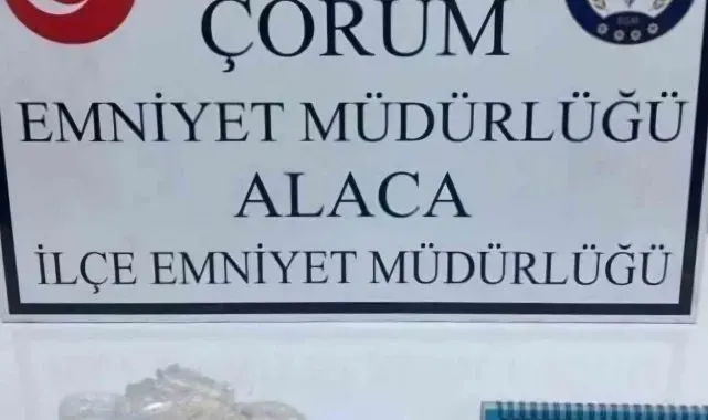 Çorum'da uyuşturucu operasyonu: 4 gözaltı