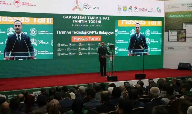 Bakan Yumaklı ve Bakan Kacır Şanlıurfa'da GAP Hassas Tarım 2. Faz Tanıtım Töreni'ne katıldı