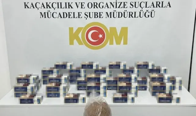 Samsun'da 10 bin adet kaçak makaron ele geçirildi
