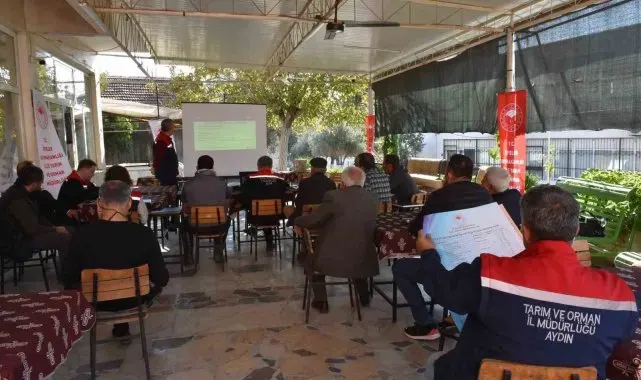 Aydın'da üreticilere yeni destekleme modeli tanıtılmaya devam ediyor