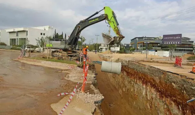 Aksu'da 40 kilometrelik kanalizasyon çalışmasında sona yaklaşıldı