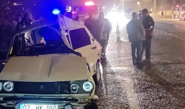 Doğanşehir'de tır ile otomobil çarpıştı: 1 yaralı