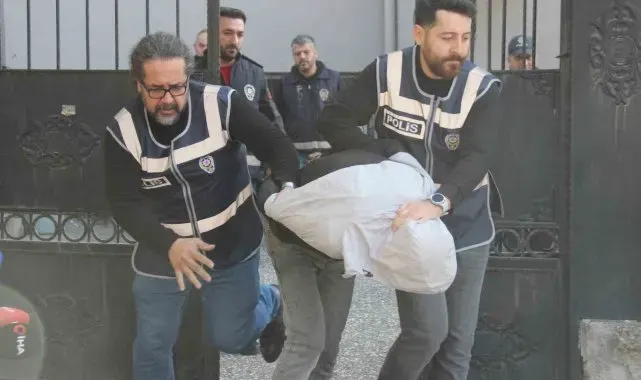 İzmir'de gözaltına alınan cani baba adliyede