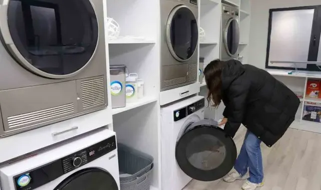 Ordu'da üniversite öğrencileri için çamaşırhane açıldı
