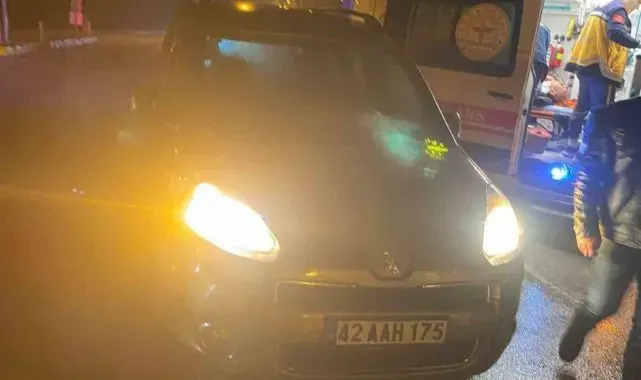 Ereğli'de hafif ticari aracın çarptığı yaya yaralandı