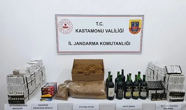 Kastamonu'da 10 litre sahte içki ele geçirildi
