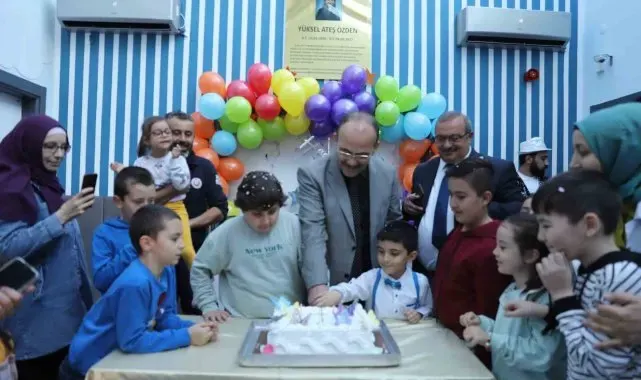 Özel çocuklara özel doğum günü kutlaması