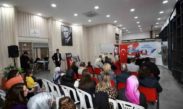 Oyuncu-yazar Nilüfer Açıkalın, Osmangazili edebiyatseverlerle buluştu