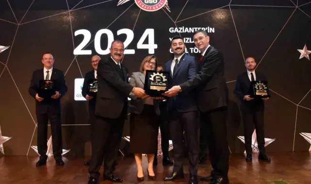 GSO Gaziantep'in yıldızları ödül töreni