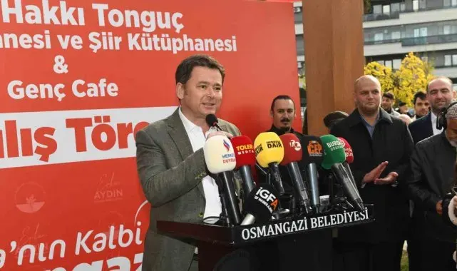 İsmail Hakkı Tonguç Bağış ve Şiir Kütüphanesi ile Genç Kafe açıldı