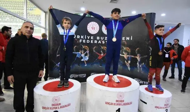 Erzurum'da Short Track Federasyon kupası heyecanı