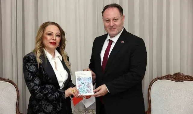 ASATUF Heyeti KKTC Cumhuriyet Meclisi Başkanı Öztürkler'i ziyaret etti