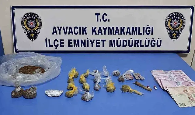 Ayvacık'ta uyuşturucu operasyonu: 1 tutuklama