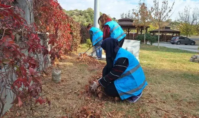 Öğrenciler kaldıkları yeri güzelleştiriyor