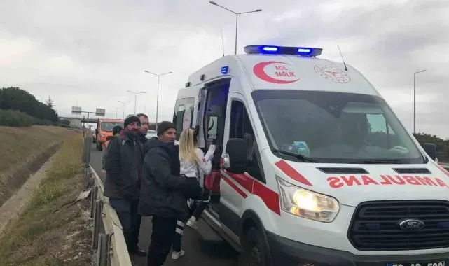 Çorlu'da trafik kazası: 2 yaralı