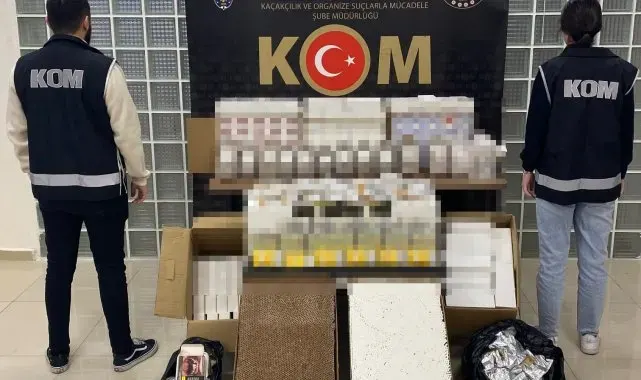 Manisa Emniyeti'nden kaçak sigara operasyonu