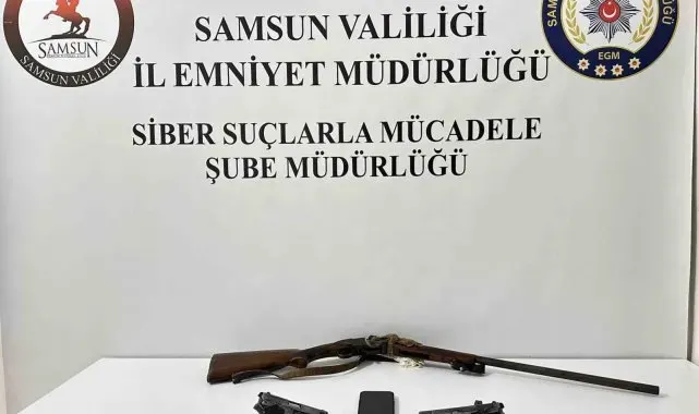 Samsun'da yasa dışı bahis reklamı yapan şahıs gözaltına alındı