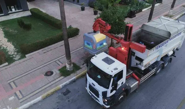 Mersin Yenişehir'de sessiz çöp toplama dönemi başladı
