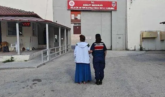 Bilecik'te 5 yıl 9 ay hapis cezası olan kadın yakalandı