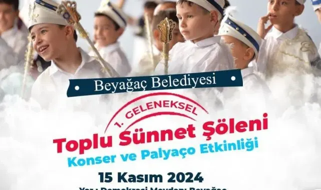 Beyağaç Belediyesinden toplu sünnet şöleni