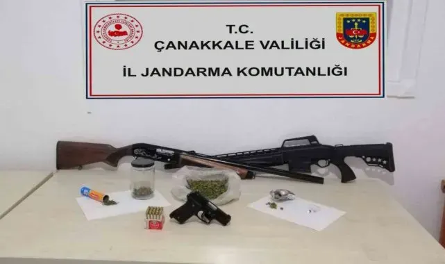 Çanakkale'de jandarmadan uyuşturucu operasyonu: 3 gözaltı