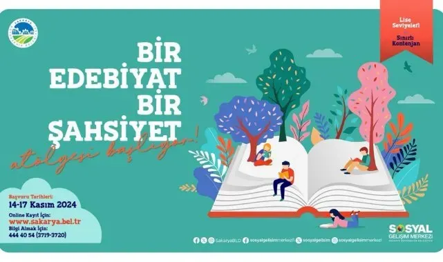 'Bir Edebiyat Bir Şahsiyet' atölyesi öğrencilere kapılarını açıyor